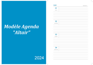 Altair PDF gratuit - Agenda de aout 2024 a imprimer.