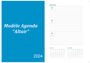 Altair PDF gratuit - Agenda de décembre 2024 à imprimer.