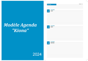 Kiona PDF gratuit - Agenda de décembre 2024 à imprimer.